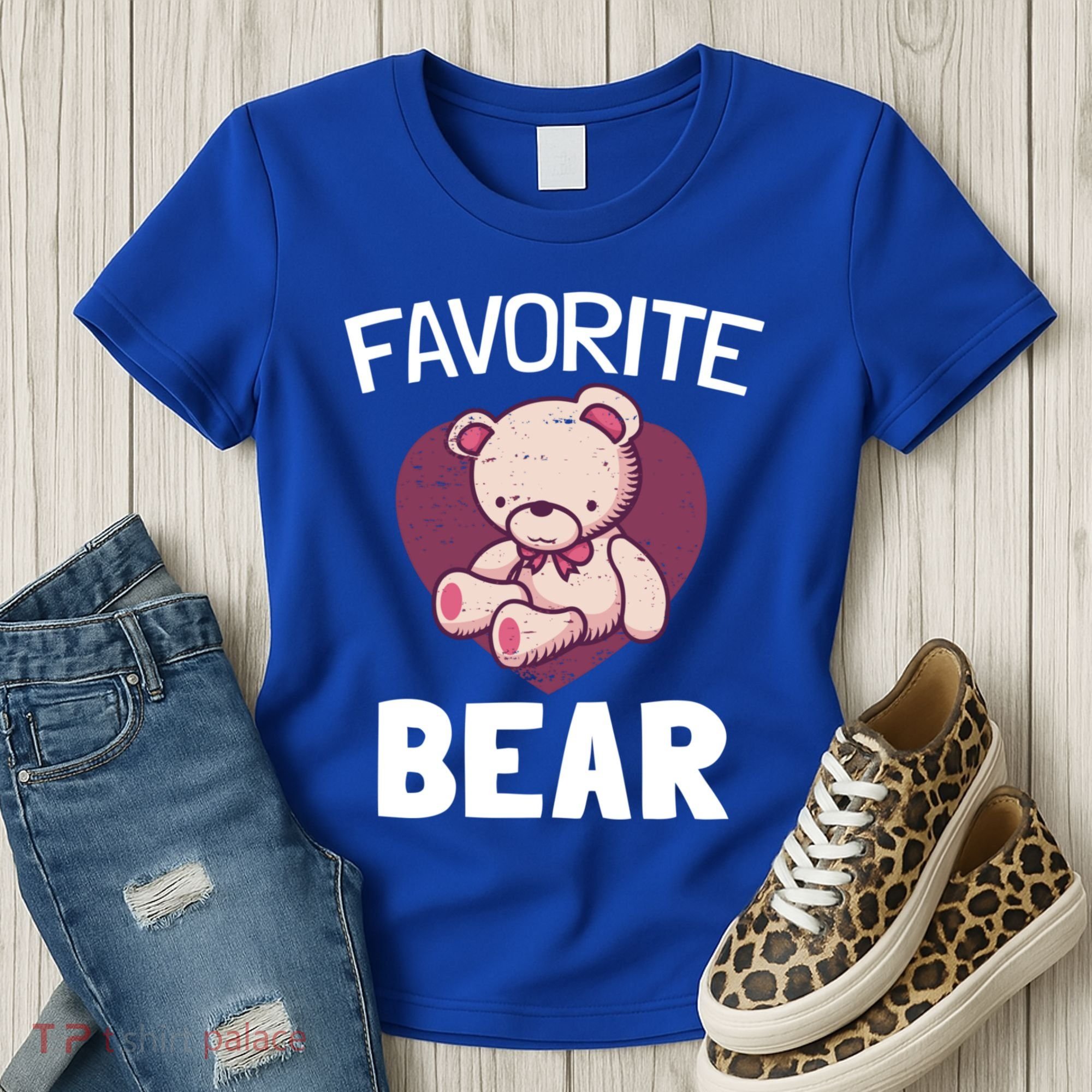 Cute Bear Nickname Heart In Love Gift For Lovers Gift Women's T-Shirt