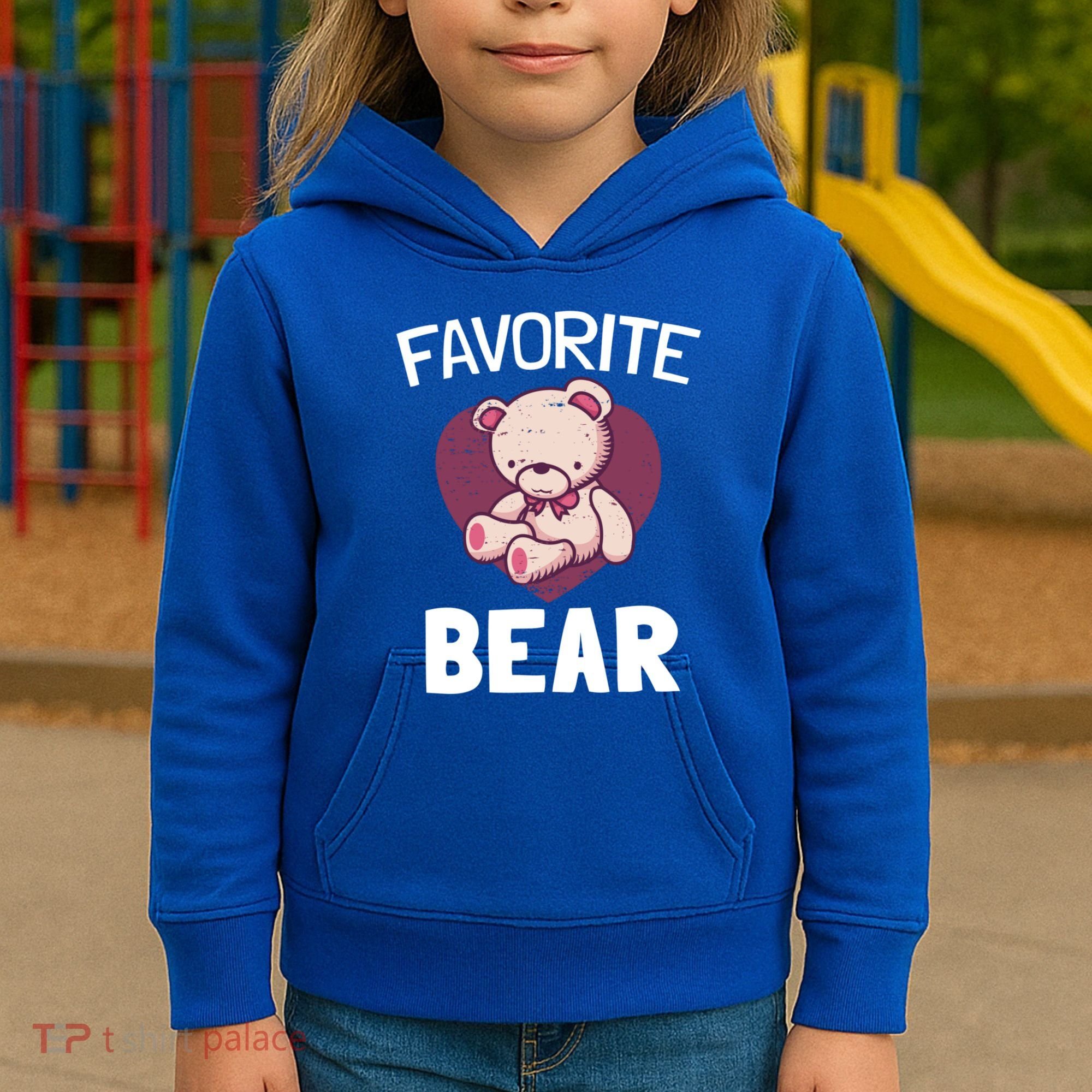 Cute Bear Nickname Heart In Love Gift For Lovers Gift Kids Hoodie