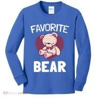 Cute Bear Nickname Heart In Love Gift For Lovers Gift Kids Long Sleeve Shirt thumb 0