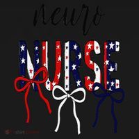 Coquette Bow Neuro Nurse 4th Of July Brain Neurology Nurse Women's Tank Top thumb 5