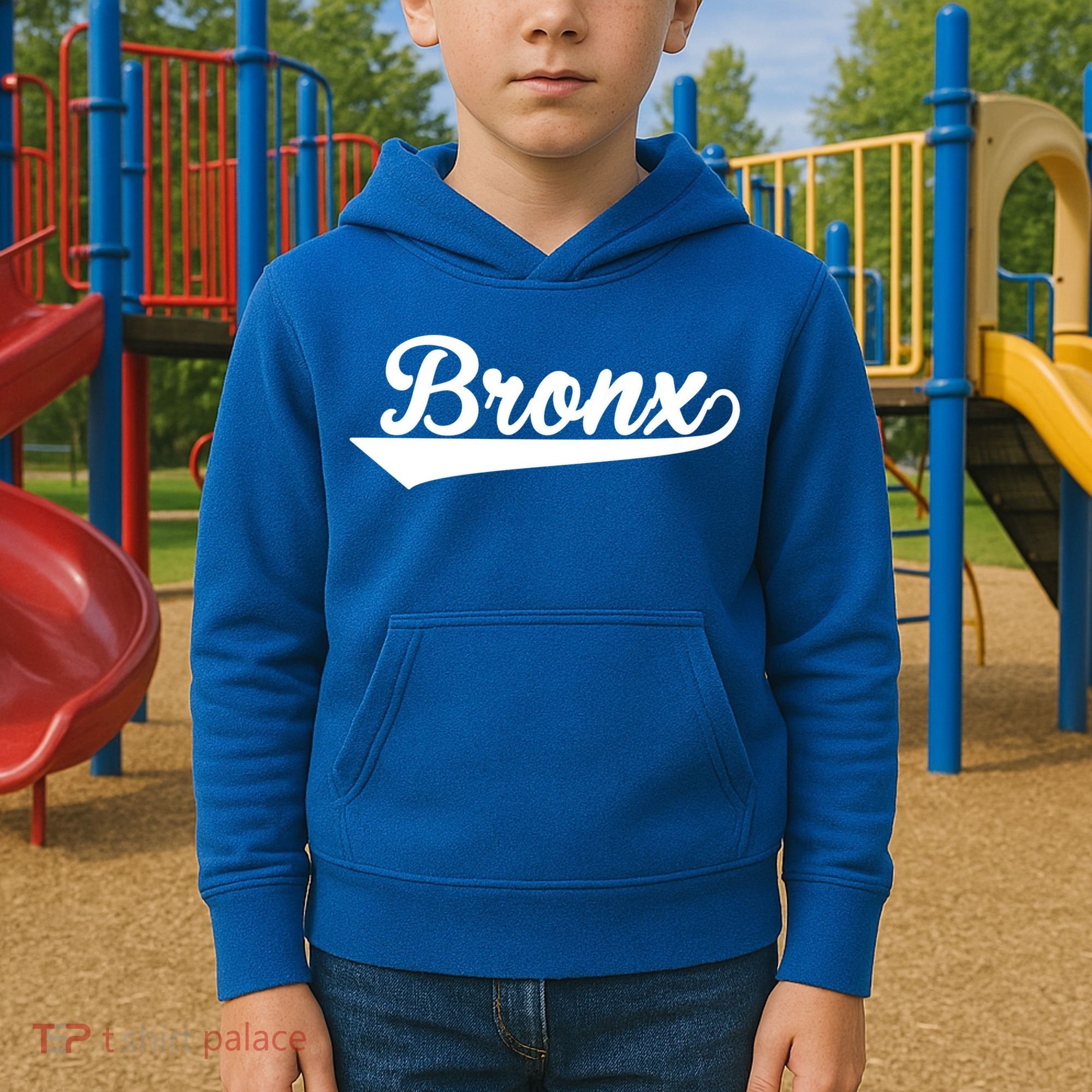 Classic Bronx New York Gift Kids Hoodie