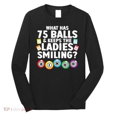 Cool Bingo Novelty Bingo Lover Bingo Player Long Sleeve Shirt