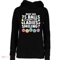 Cool Bingo Novelty Bingo Lover Bingo Player Womens Funnel Neck Pullover Hood thumb 0