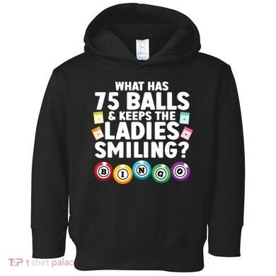 Cool Bingo Novelty Bingo Lover Bingo Player Toddler Hoodie