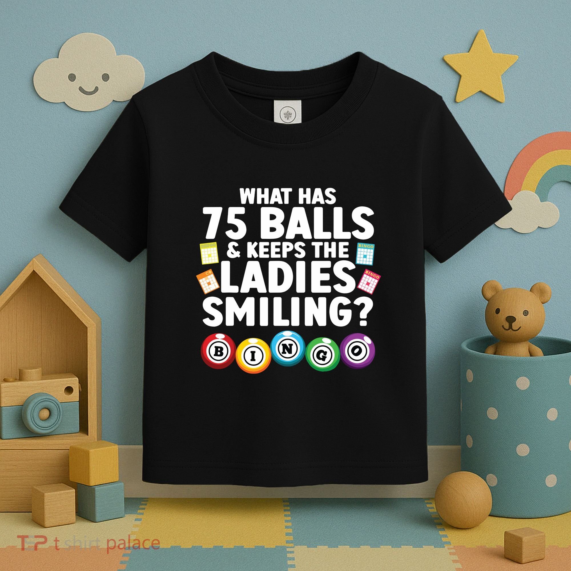 Cool Bingo Novelty Bingo Lover Bingo Player Toddler T-Shirt