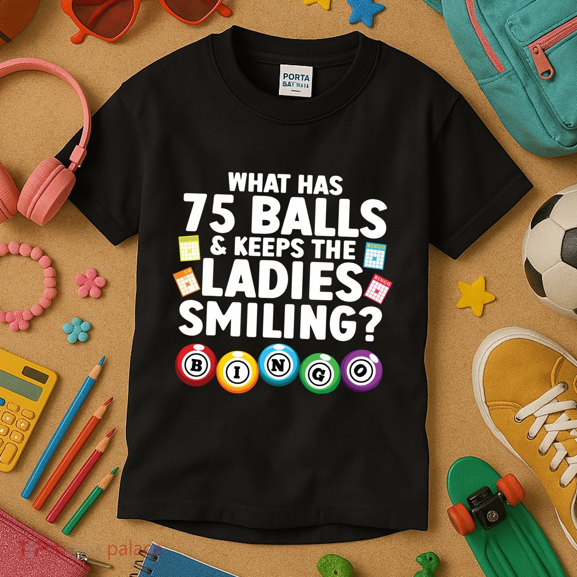 Cool Bingo Novelty Bingo Lover Bingo Player Kids T-Shirt