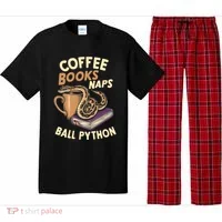 Coffee Books Naps Ball Python Snake Pet Ball Python Gift Pajama Set thumb 0