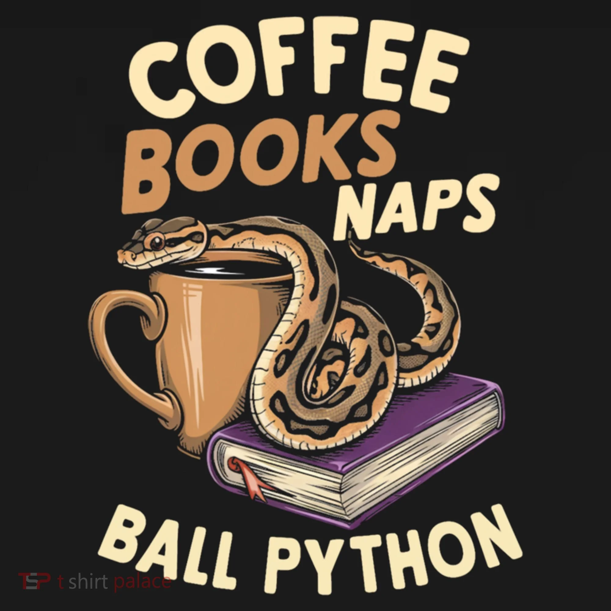 Coffee Books Naps Ball Python Snake Pet Ball Python Gift Pajama Set