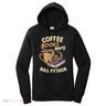 Coffee Books Naps Ball Python Snake Pet Ball Python Gift Women's Hoodie