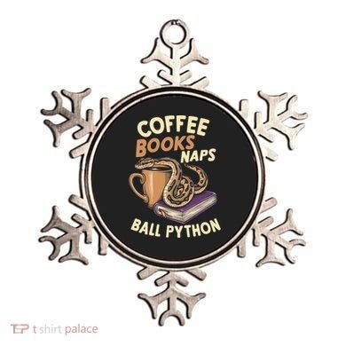 Coffee Books Naps Ball Python Snake Pet Ball Python Gift Ornament