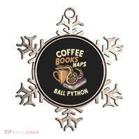 Coffee Books Naps Ball Python Snake Pet Ball Python Gift Ornament thumb 0