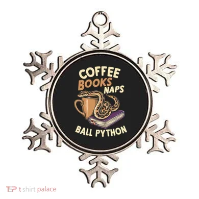 Coffee Books Naps Ball Python Snake Pet Ball Python Gift Ornament