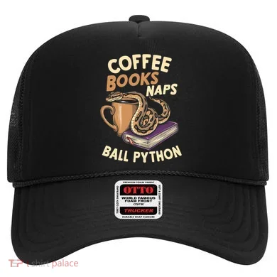 Coffee Books Naps Ball Python Snake Pet Ball Python Gift Hat