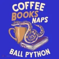 Coffee Books Naps Ball Python Snake Pet Ball Python Gift Toddler T-Shirt thumb 4