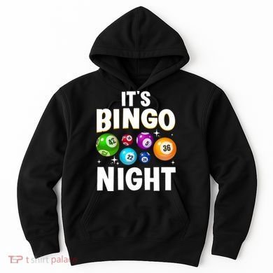Cool Bingo Night Art Bingo Lover Bingo Player Hoodie