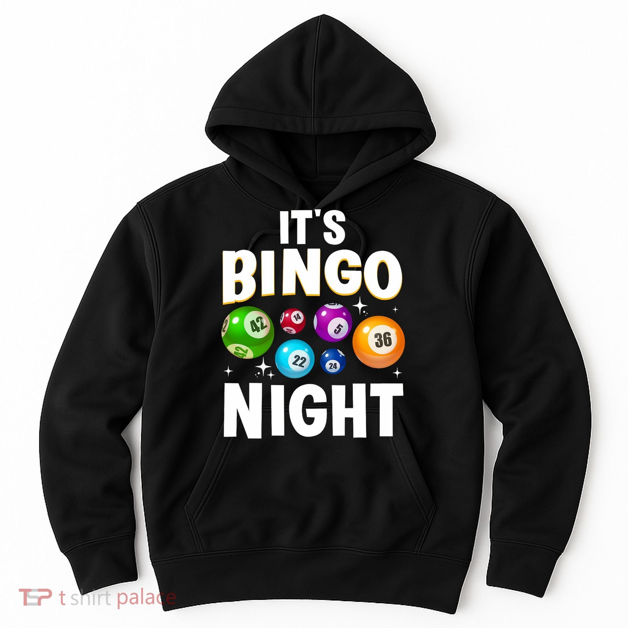 Cool Bingo Night Art Bingo Lover Bingo Player Hoodie