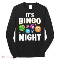 Cool Bingo Night Art Bingo Lover Bingo Player Long Sleeve Shirt thumb 0