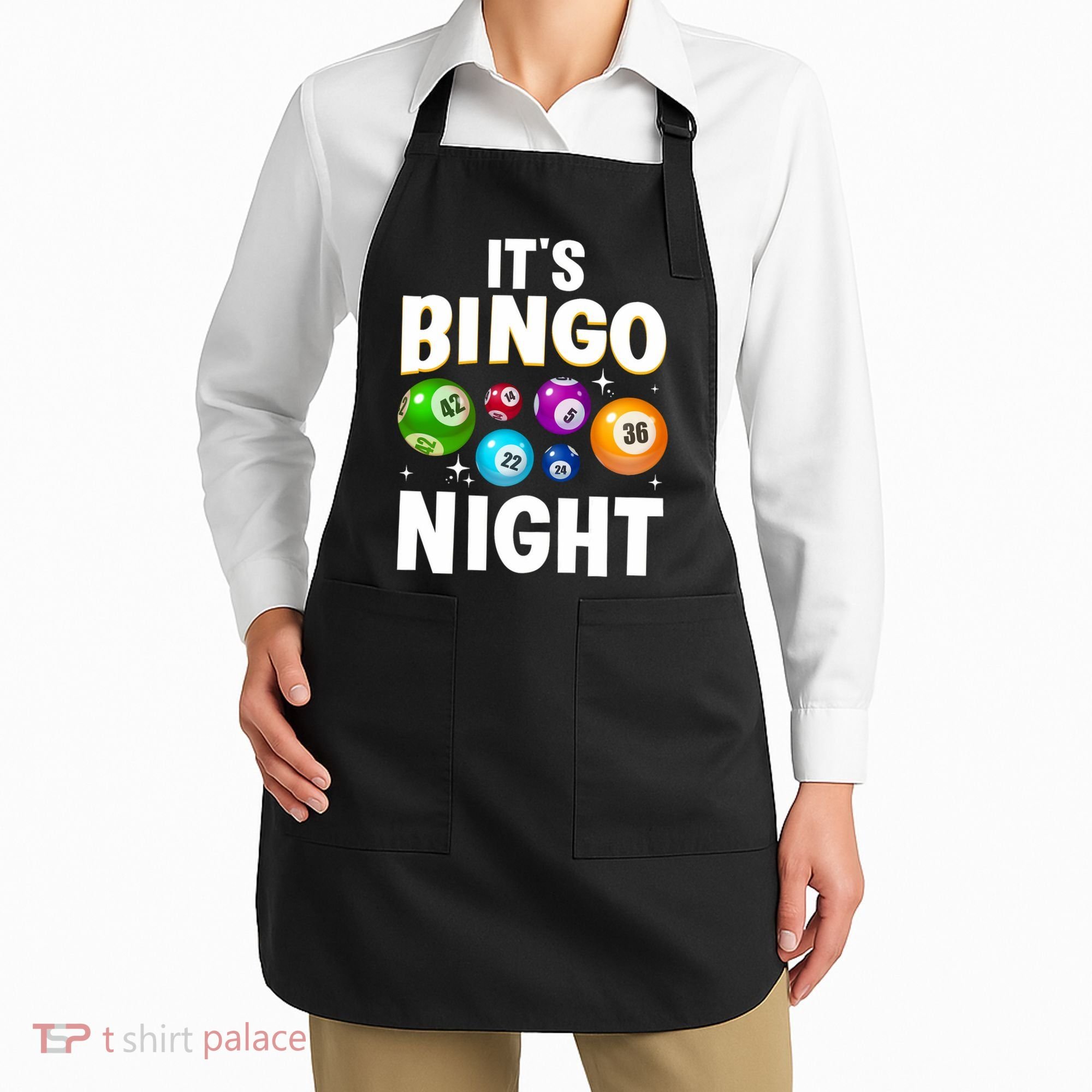 Cool Bingo Night Art Bingo Lover Bingo Player Apron