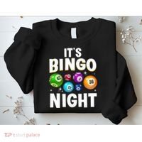 Cool Bingo Night Art Bingo Lover Bingo Player Sweatshirt thumb 2