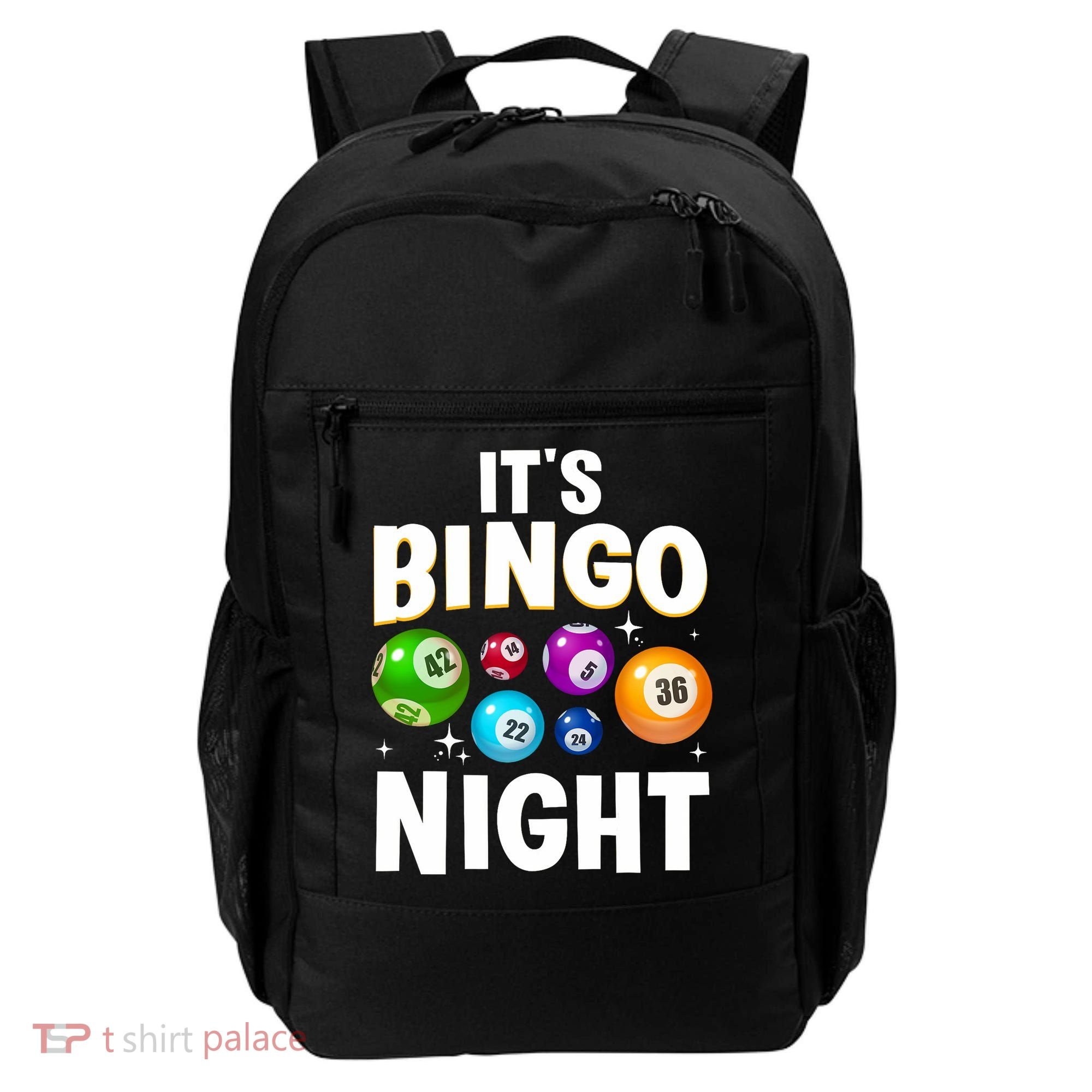 Cool Bingo Night Art Bingo Lover Bingo Player Backpack