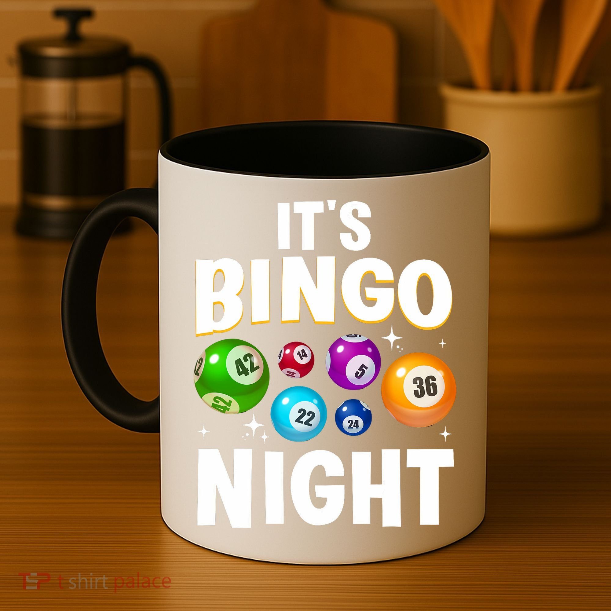 Cool Bingo Night Art Bingo Lover Bingo Player Coffee Mug
