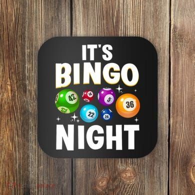 Cool Bingo Night Art Bingo Lover Bingo Player Coaster