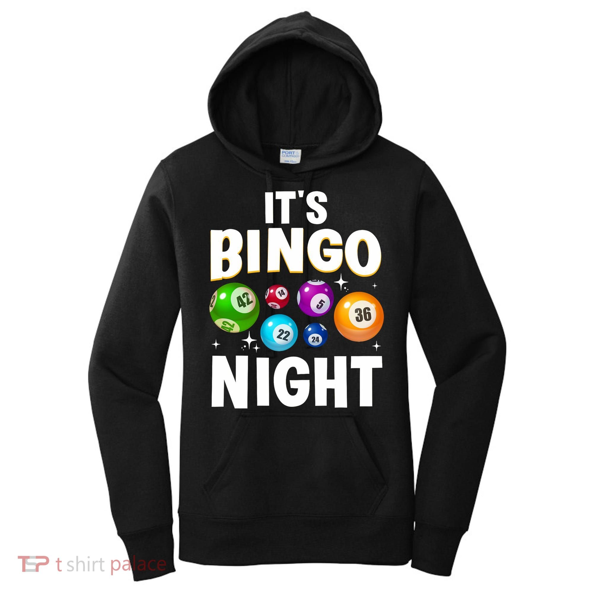 Cool Bingo Night Art Bingo Lover Bingo Player Women's Hoodie