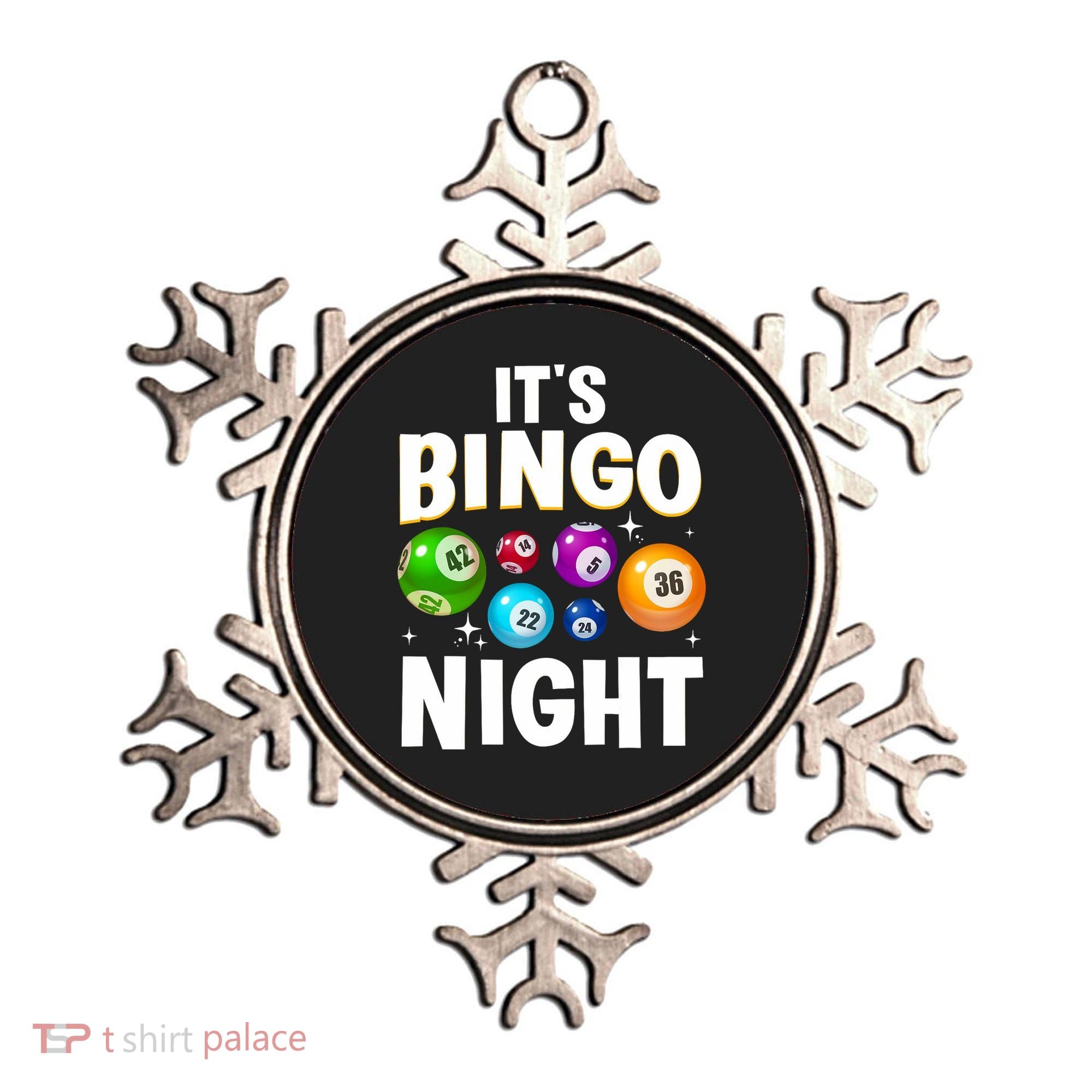 Cool Bingo Night Art Bingo Lover Bingo Player Ornament