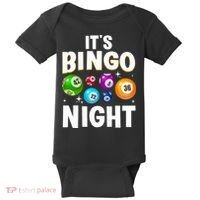 Cool Bingo Night Art Bingo Lover Bingo Player Baby Bodysuit thumb 0