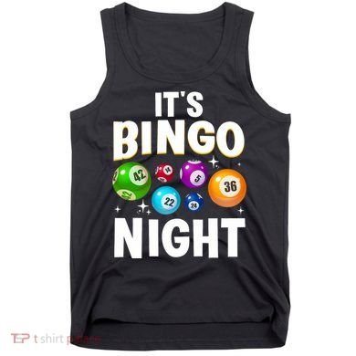 Cool Bingo Night Art Bingo Lover Bingo Player Tank Top