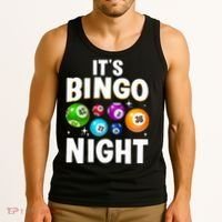 Cool Bingo Night Art Bingo Lover Bingo Player Tank Top thumb 3