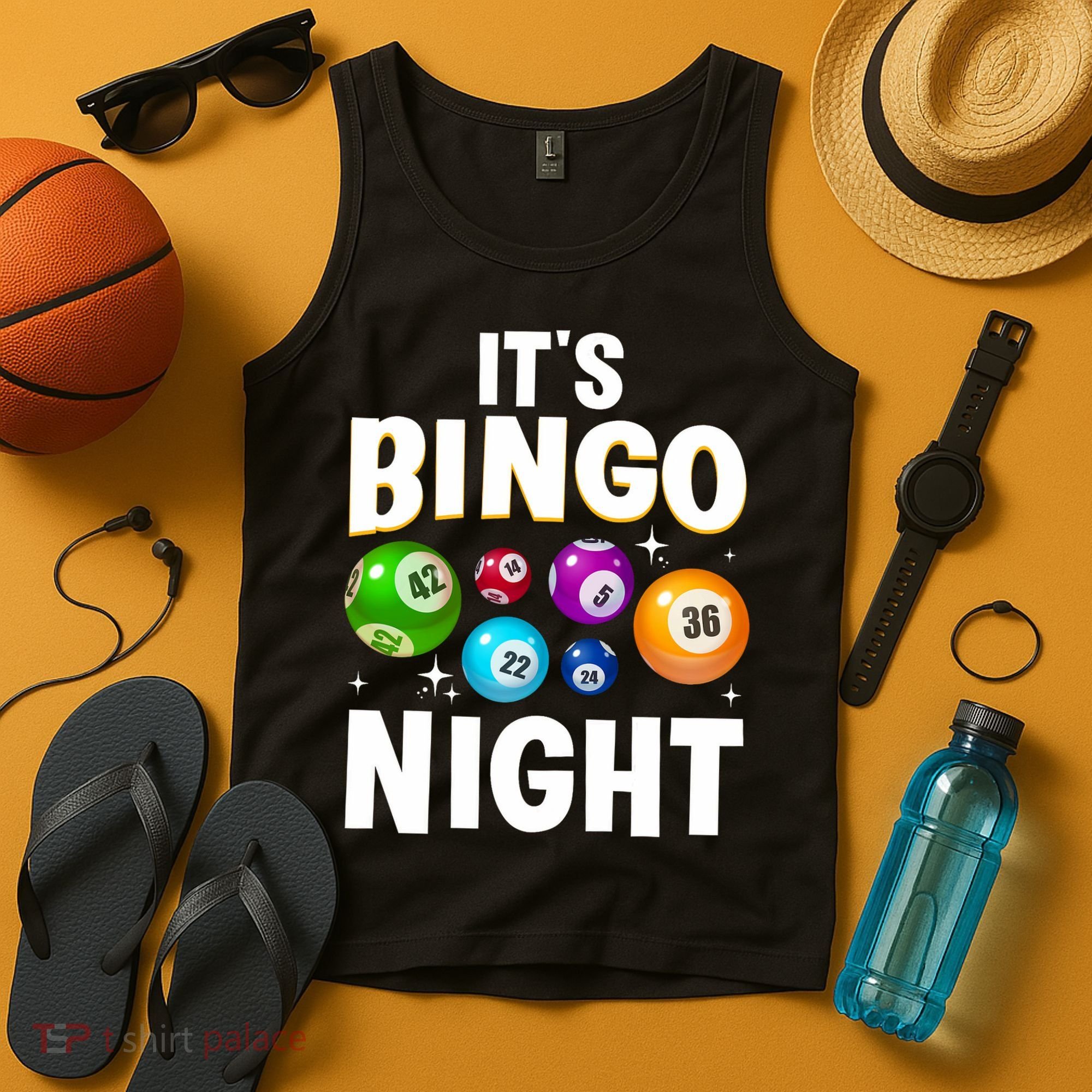Cool Bingo Night Art Bingo Lover Bingo Player Tank Top