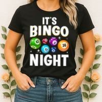 Cool Bingo Night Art Bingo Lover Bingo Player Women's T-Shirt thumb 2