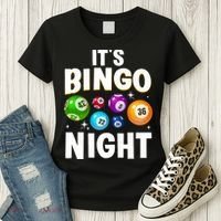 Cool Bingo Night Art Bingo Lover Bingo Player Women's T-Shirt thumb 3