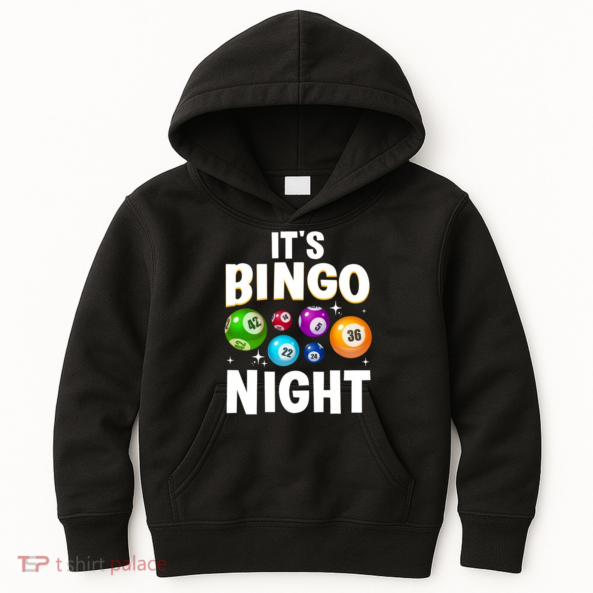 Cool Bingo Night Art Bingo Lover Bingo Player Kids Hoodie