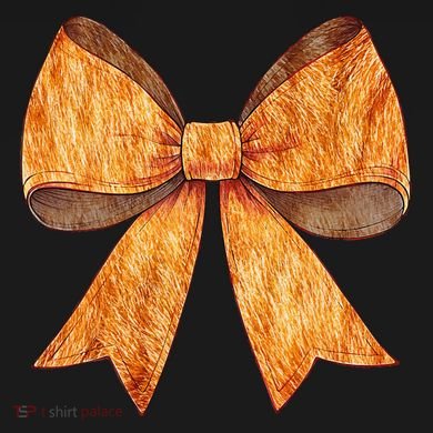 Coquette Bow Orange Cat Tabby Cat Orange Fur Ribbon Mom Girl Sustainable Knit Beanie