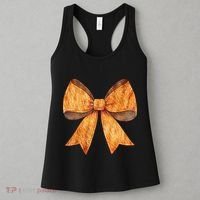 Coquette Bow Orange Cat Tabby Cat Orange Fur Ribbon Mom Girl Women's Tank Top thumb 3