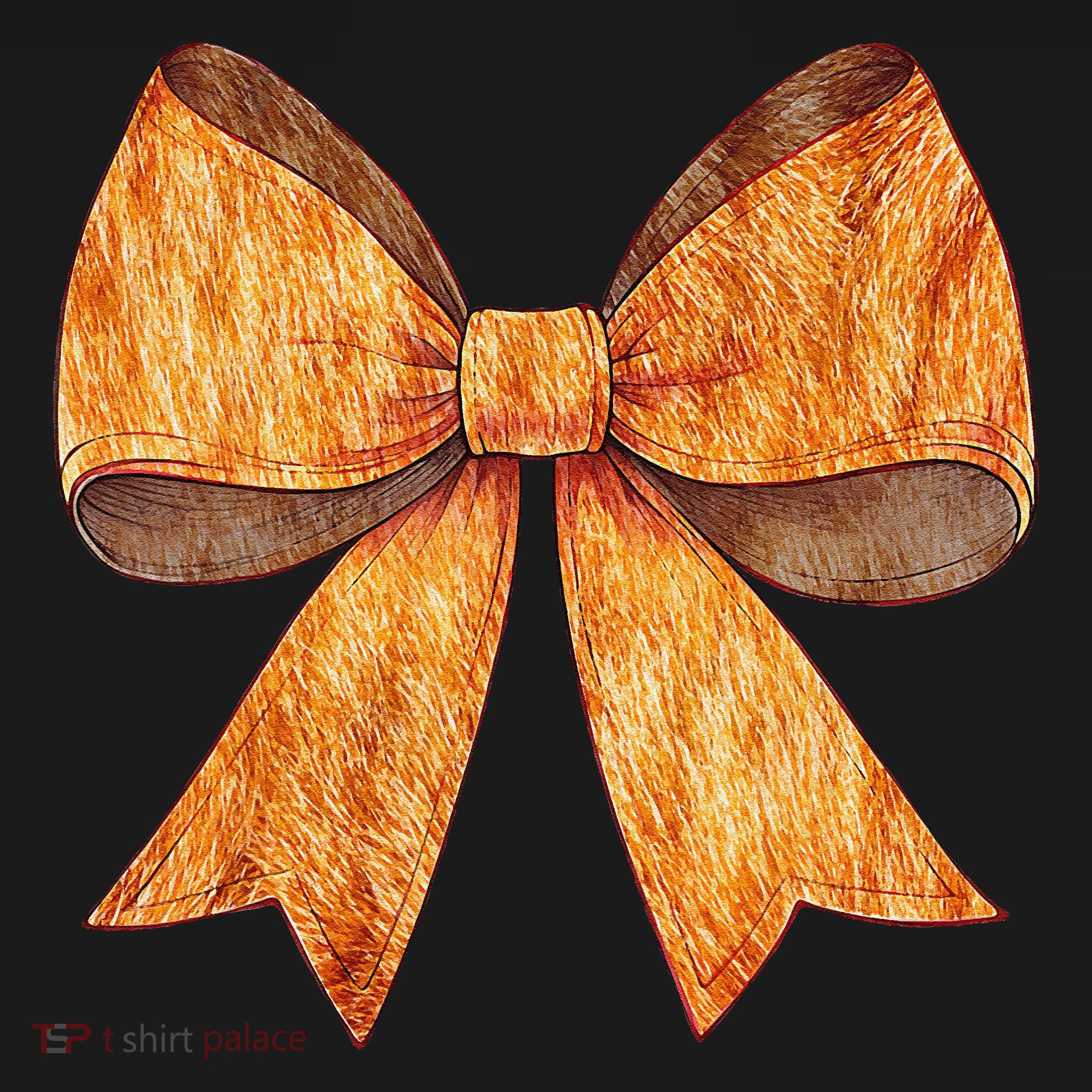 Coquette Bow Orange Cat Tabby Cat Orange Fur Ribbon Mom Girl Women's Tank Top