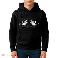 Cat Big Ol Kitties Cat Lover Kids Hoodie thumb 4
