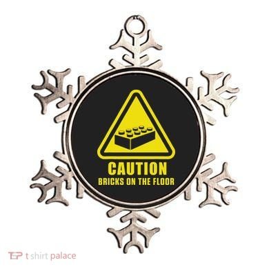 Caution Bricks On Floor Building Blocks Master Builder Ornament