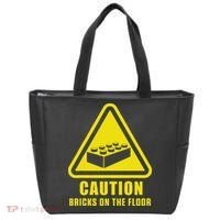 Caution Bricks On Floor Building Blocks Master Builder Bag thumb 0