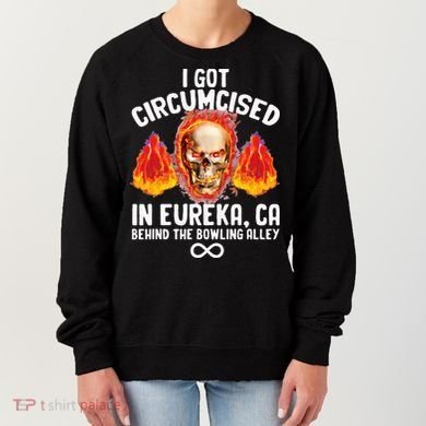 Circumcised Bowling Oddly Specific Humor Weird Funny Meme Women's Sweatshirt