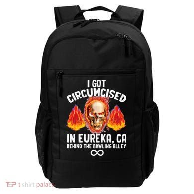 Circumcised Bowling Oddly Specific Humor Weird Funny Meme Backpack