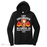 Circumcised Bowling Oddly Specific Humor Weird Funny Meme Women's Hoodie thumb 0