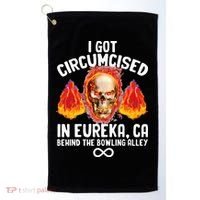 Circumcised Bowling Oddly Specific Humor Weird Funny Meme Golf Towel thumb 0