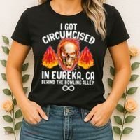 Circumcised Bowling Oddly Specific Humor Weird Funny Meme Women's T-Shirt thumb 2