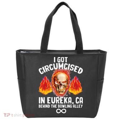 Circumcised Bowling Oddly Specific Humor Weird Funny Meme Tote Bag