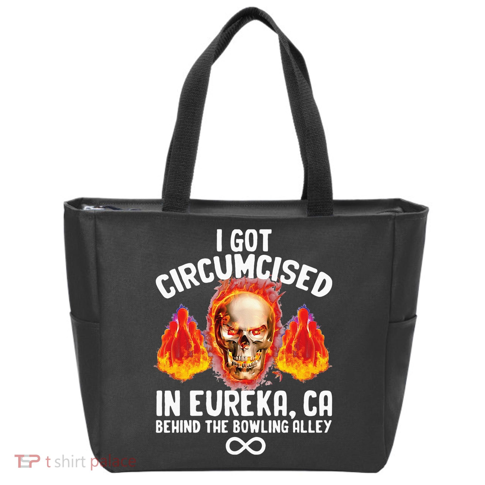 Circumcised Bowling Oddly Specific Humor Weird Funny Meme Tote Bag