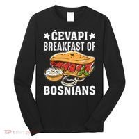Cevapi Breakfast Of Bosnians Long Sleeve Shirt thumb 0