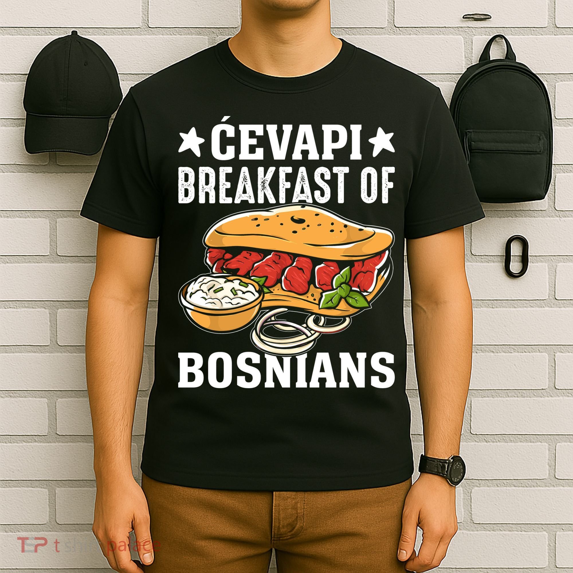 Cevapi Breakfast Of Bosnians T-Shirt